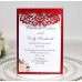 Marriage Invitation Card Celebration Invitation Laser Cut Paper Dark Blue